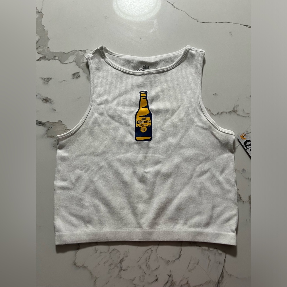 Corona Tank Cropped Top